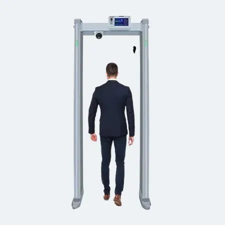 Walk-through metal detector